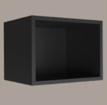 קוביה BOX שחור מט