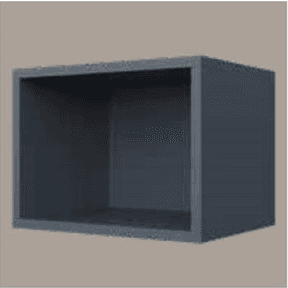 קוביה BOX גרפיט מט - תמונה 1 מתוך 2