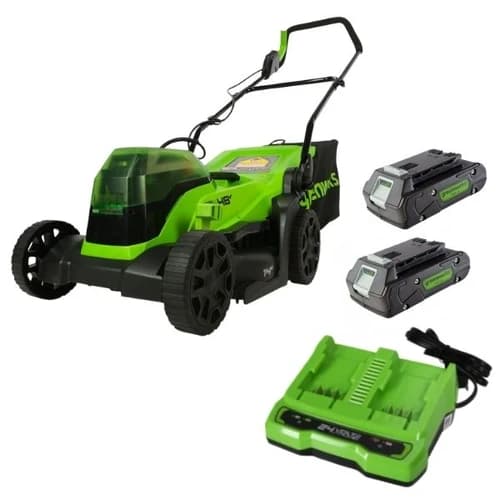 מכסחת דשא 36 ס"מ 48V (2X24V) עם 2 סוללות 2Ah +מטען Dual Port 2 Ah - תמונה 1 מתוך 1