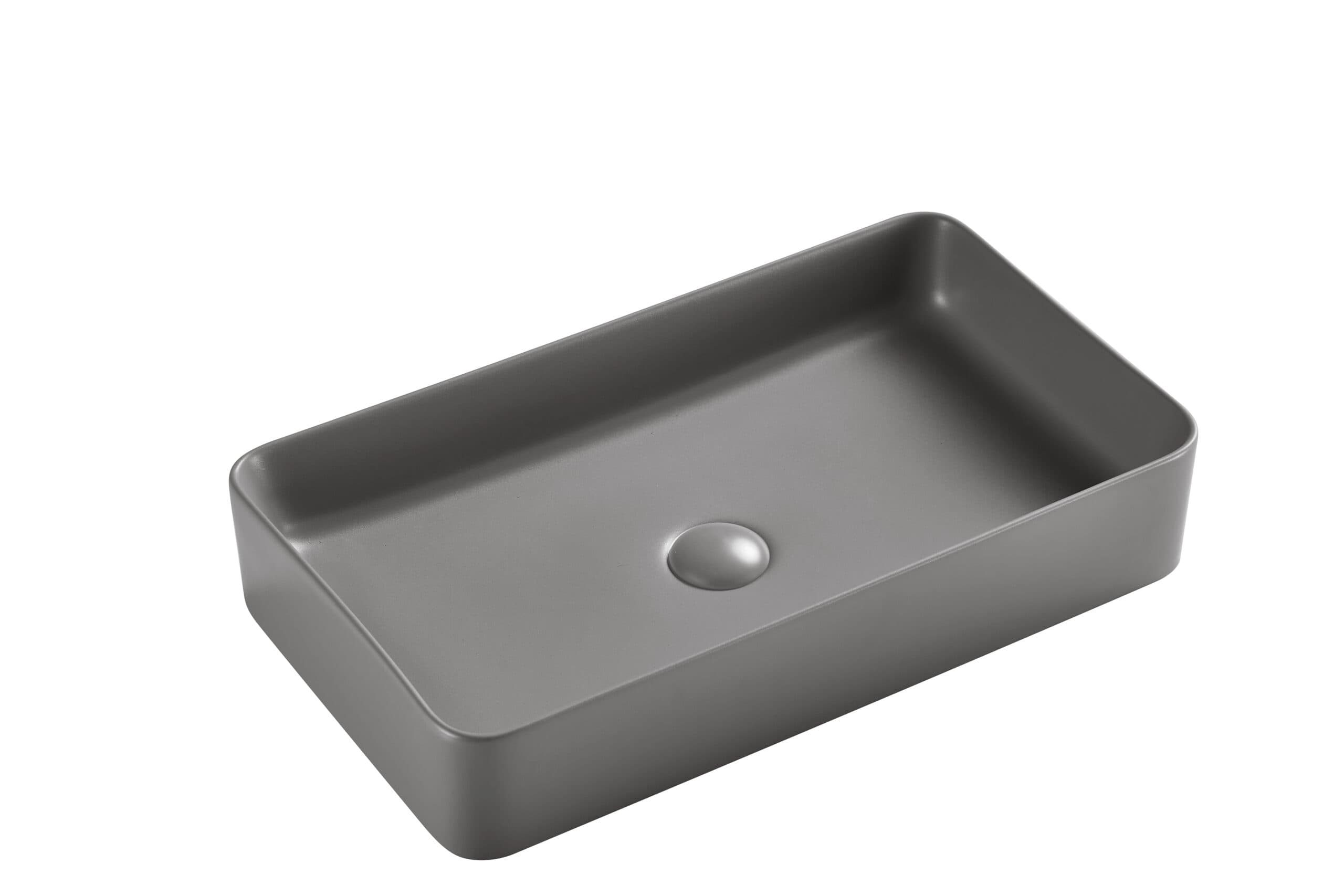כיור מונח מלבני אפור מט דגם 8442 DIVAN לאמבטיה CARLOS
