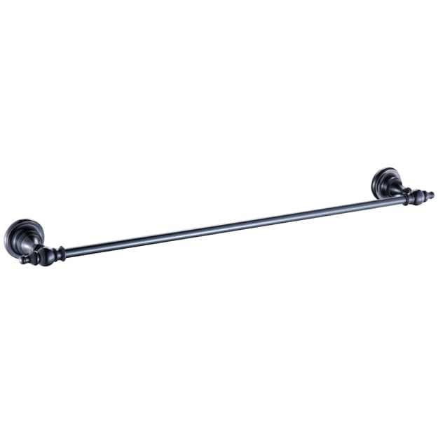 מוט מגבת בודד 65 ס"מ שחור BLACK