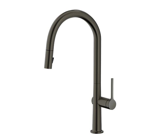 ברז מטבח נשלף חמת 306369 sense גימור גרפיט שחור מוברש GM - תמונה 1 מתוך 2