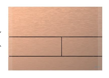 לחצן TECEsquare 9240833 בגימור רוז' גולד מט מוברש - תמונה 1 מתוך 2