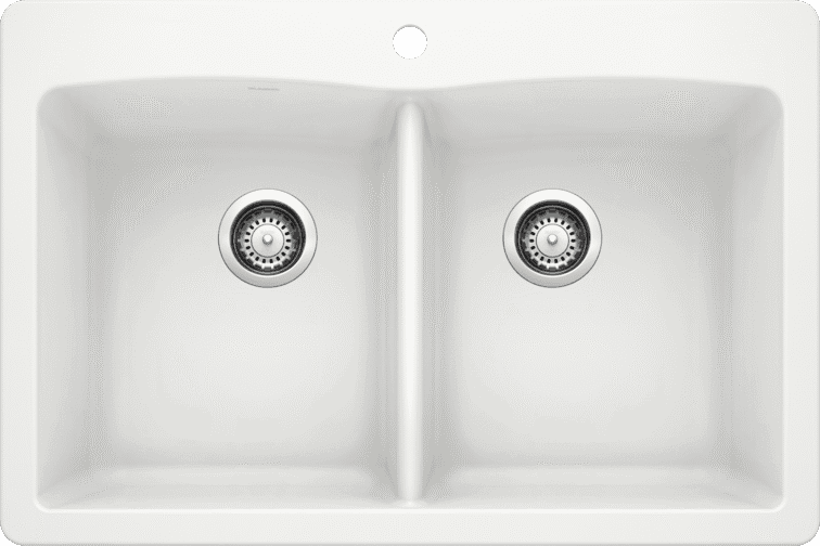 כיור מטבח בלנקו כפול דיאמונד 210 BLANCO | דיאמונד 210 BLANCO – לבן - תמונה 1 מתוך 4