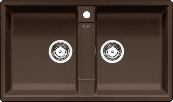 כיור מטבח בלנקו כפול דגם זיה ZIA 9 | זיה 9 BLANCO – קפה - תמונה 1 מתוך 3
