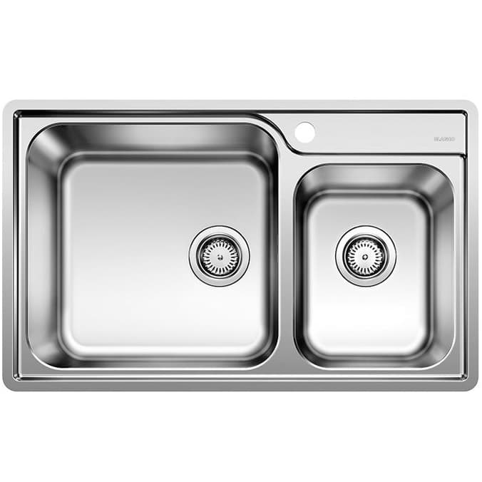 כיור מטבח בלנקו נירוסטה לימס LEMIS 8XL | לימס BLANCO - תמונה 1 מתוך 3