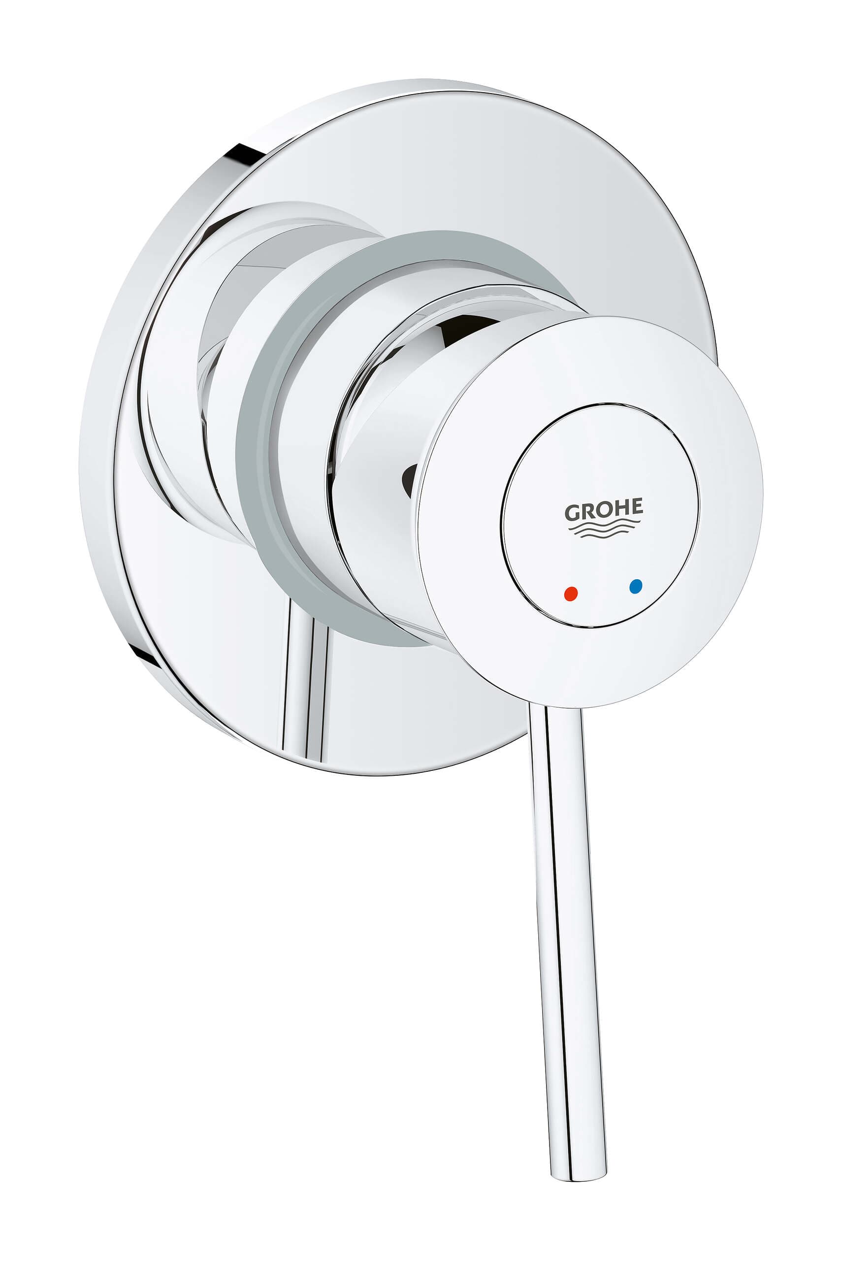 אינטרפוץ 3 דרך עגול BauClassic כרום ניקל GROHE - תמונה 1 מתוך 2