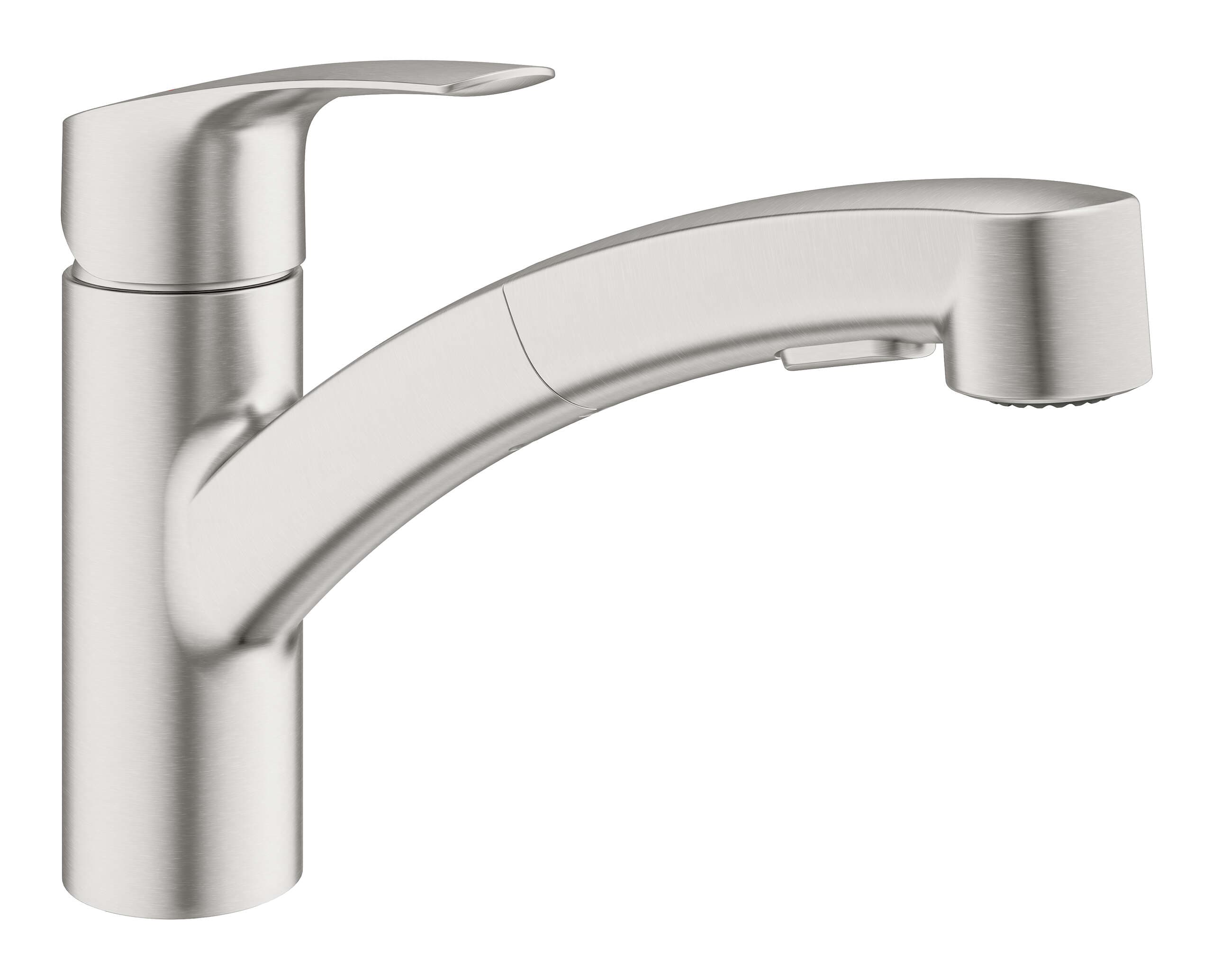 ברז מטבח נשלף EUROSMART כרום מוברש GROHE - תמונה 1 מתוך 2