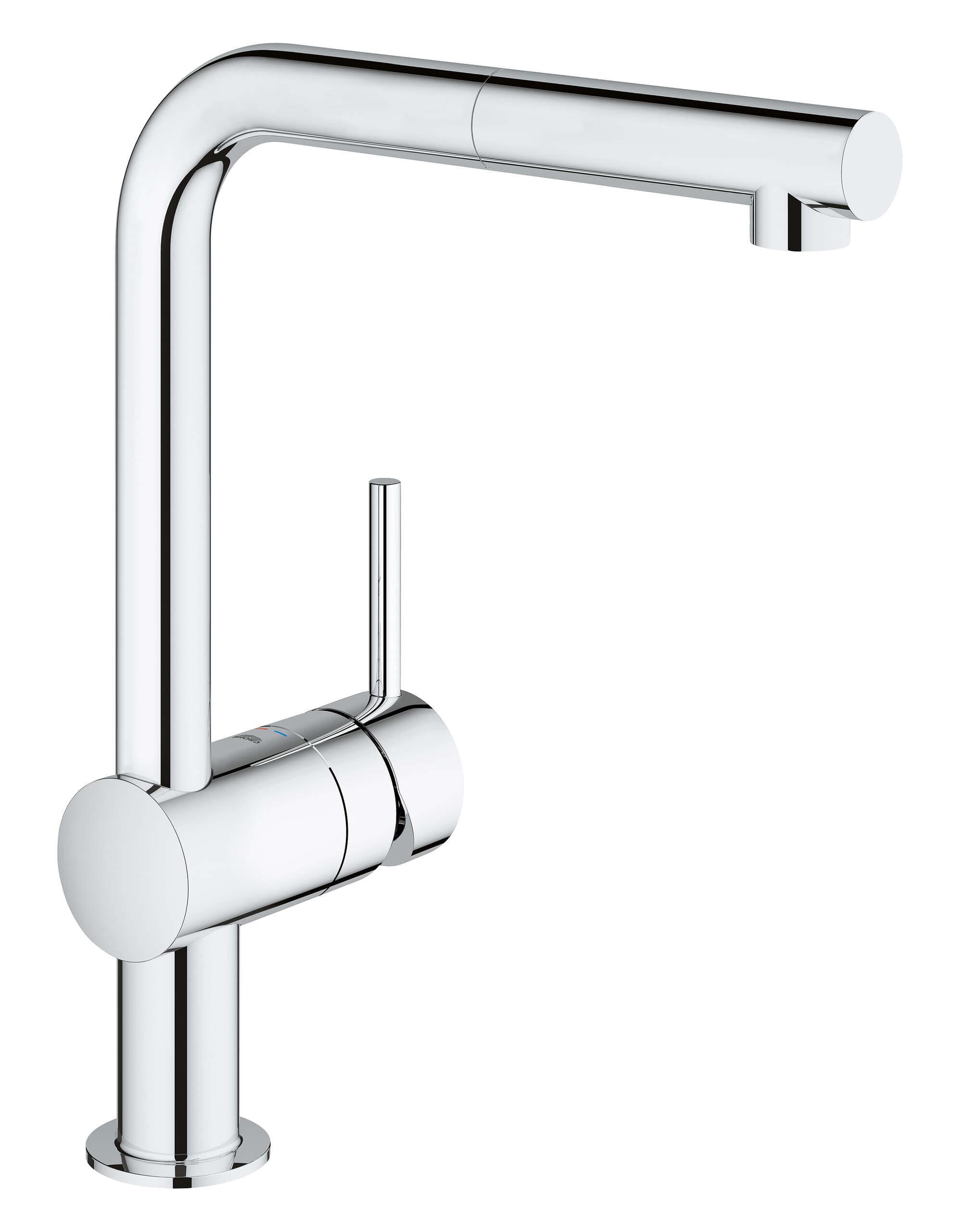 ברז מטבח נשלף MINTA דגם L כרום ניקל (חד-מצבי) GROHE - תמונה 1 מתוך 2