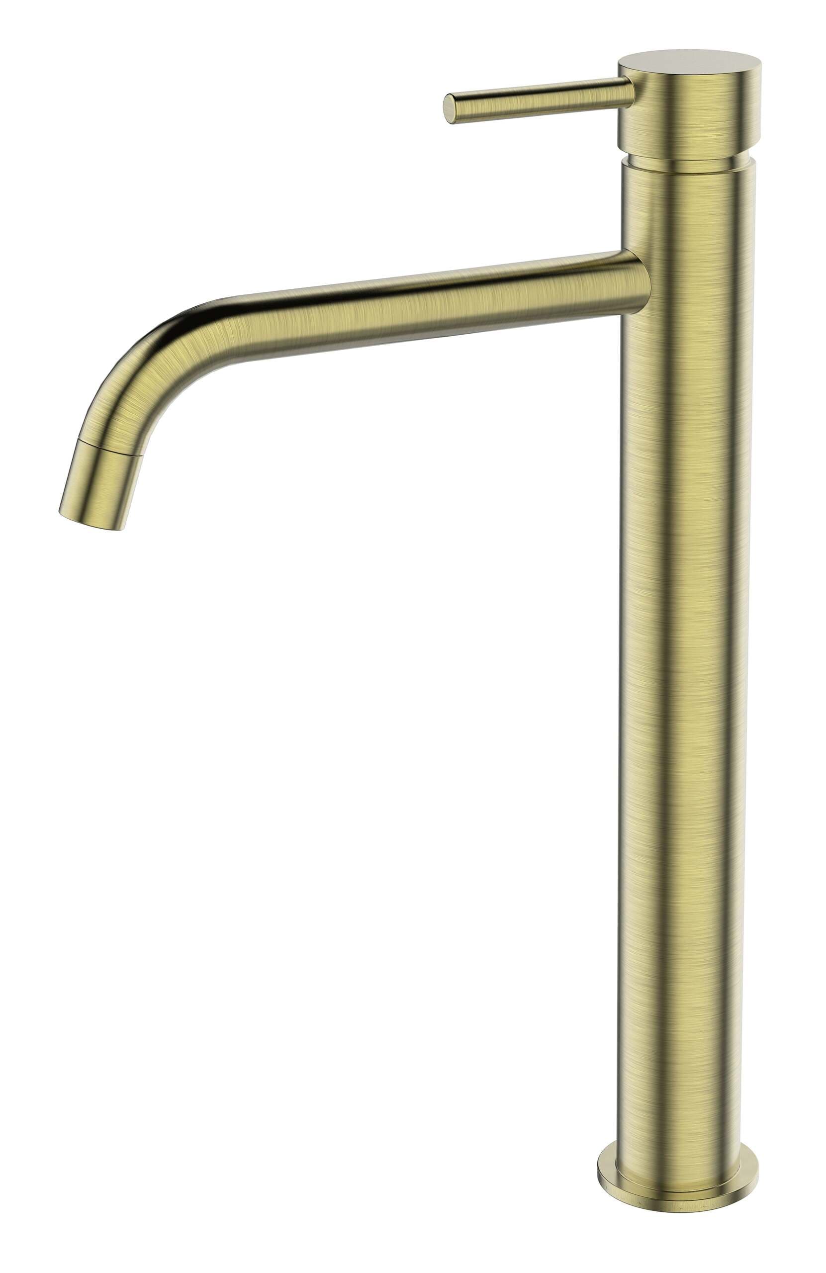 ברז פרח גבוה ALTO זהב מוברש AQUILA PREMIUM - תמונה 1 מתוך 3
