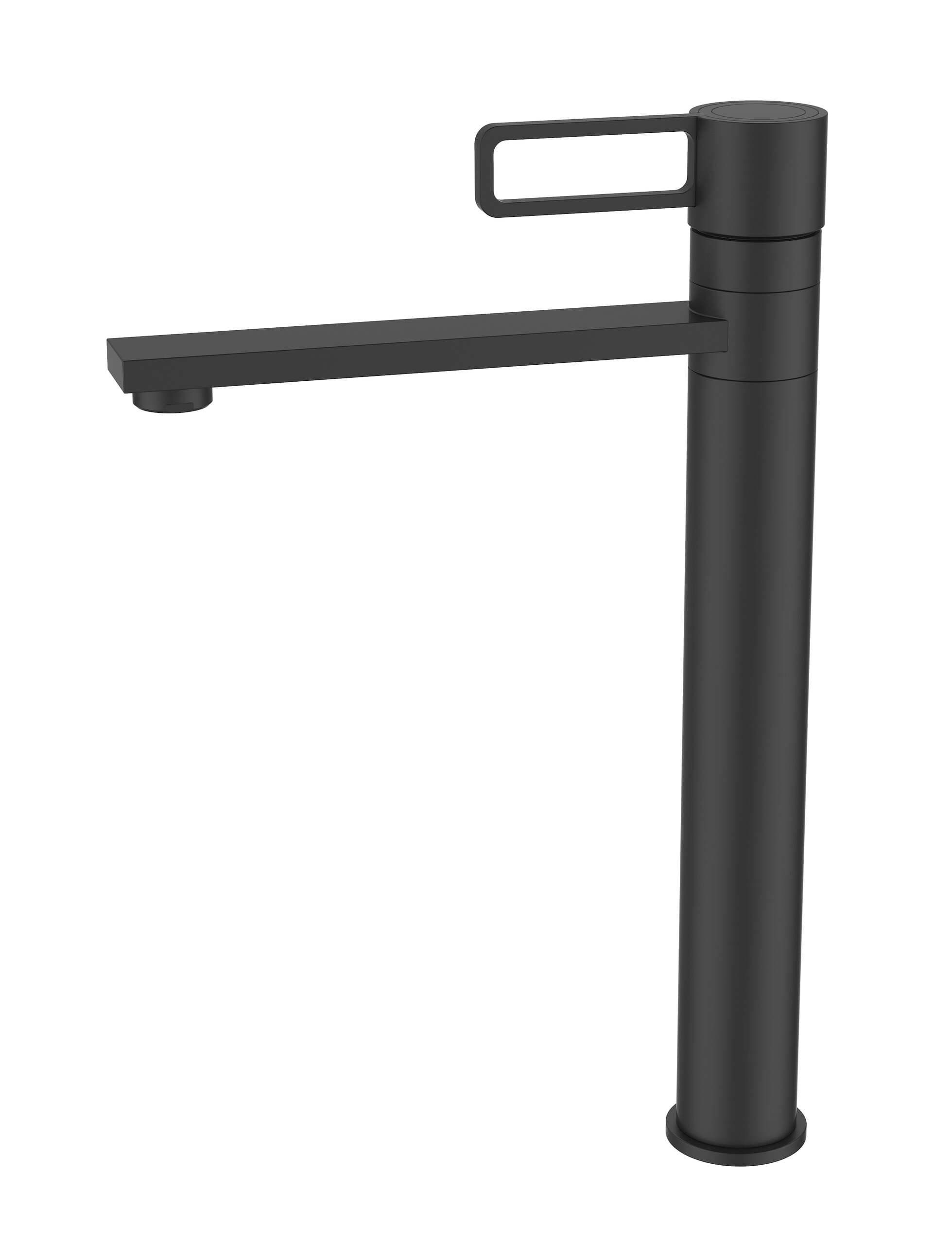 ברז פרח גבוה MATTEO שחור מט AQUILA PREMIUM - תמונה 1 מתוך 2