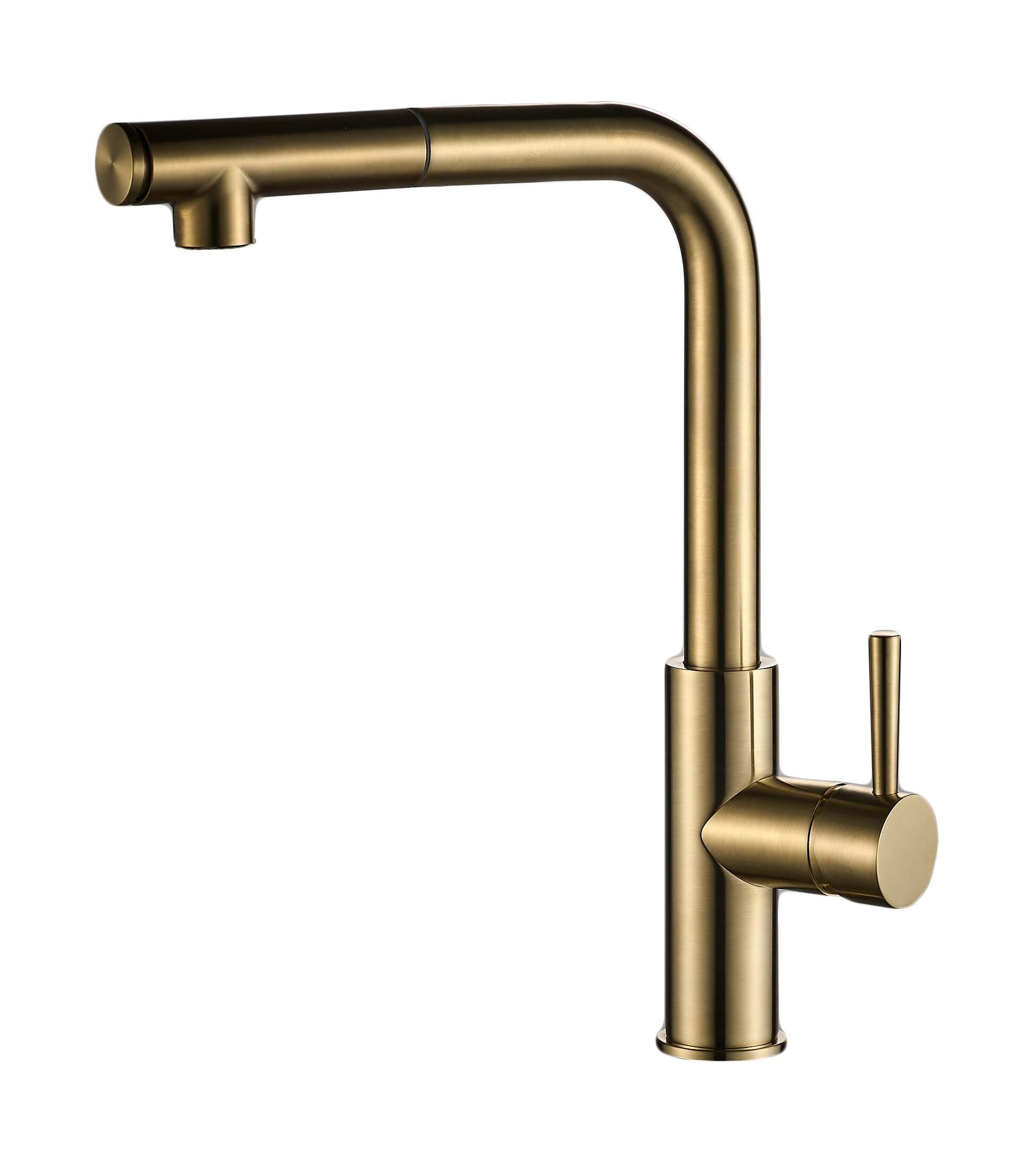 ברז מטבח נשלף CLOD זהב מוברש AQUILA PREMIUM - תמונה 1 מתוך 3