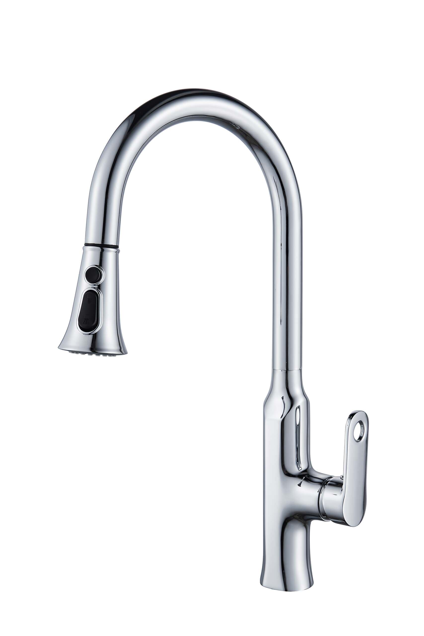 ברז מטבח נשלף PIER כרום ניקל AQUILA PREMIUM