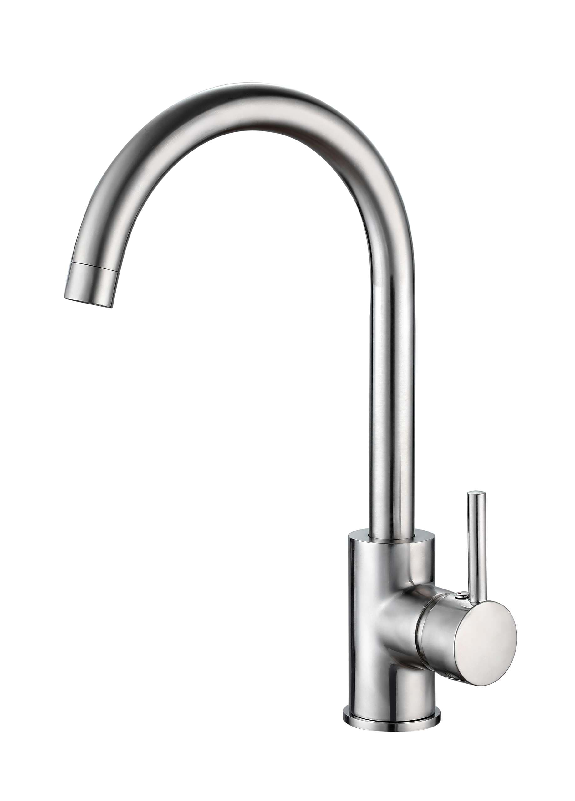 ברז פרח ארוך DONALD ניקל מוברש AQUILA PREMIUM - תמונה 1 מתוך 2