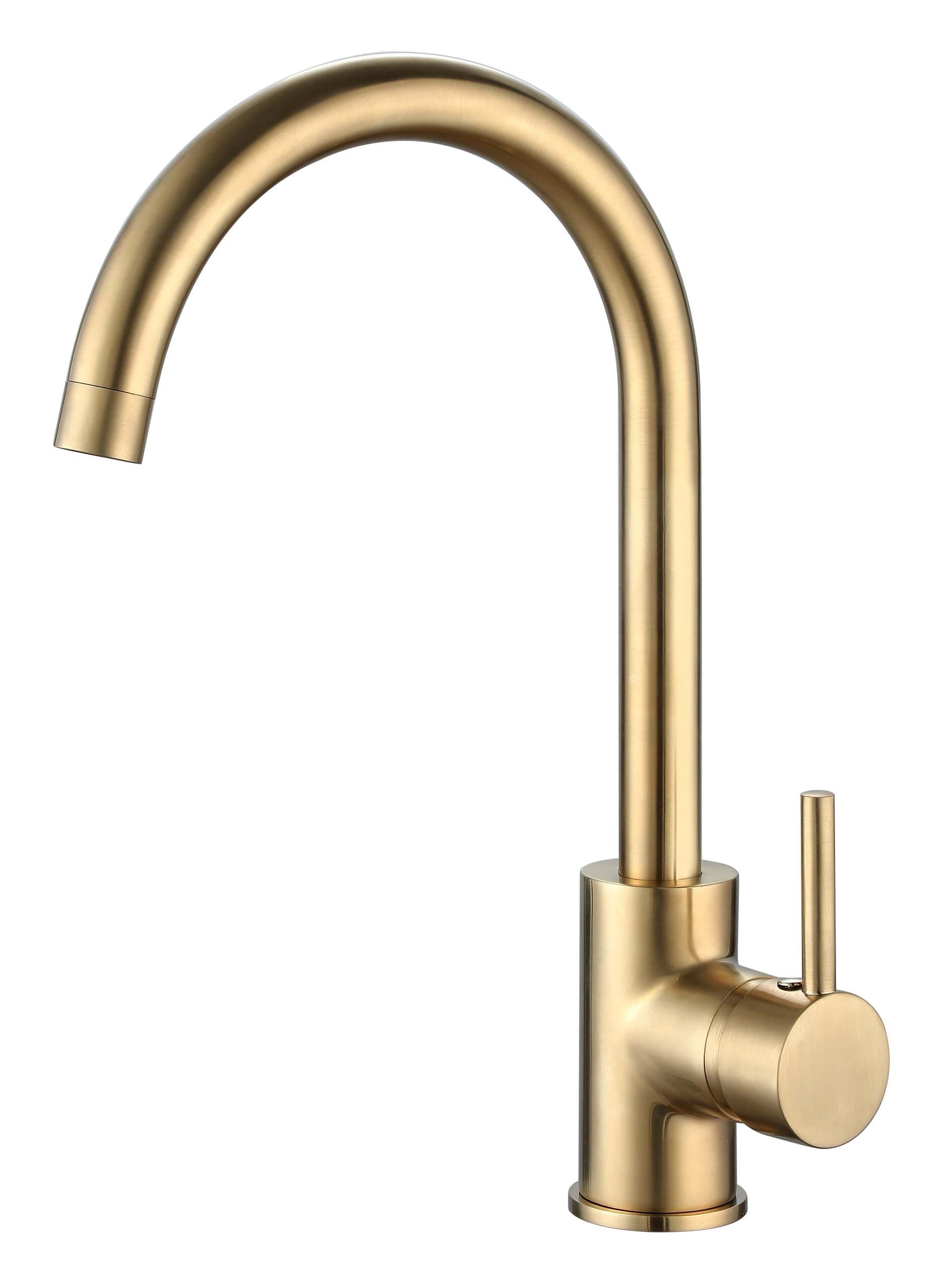 ברז פרח ארוך DONALD זהב מוברש AQUILA PREMIUM - תמונה 1 מתוך 2